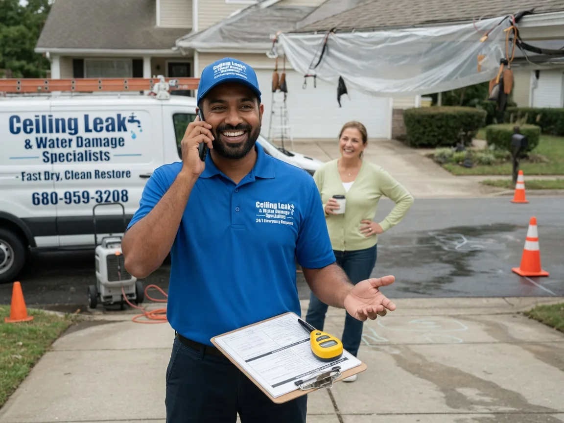Ceiling Leak Cleanup Fort Dodge, IA FAQs